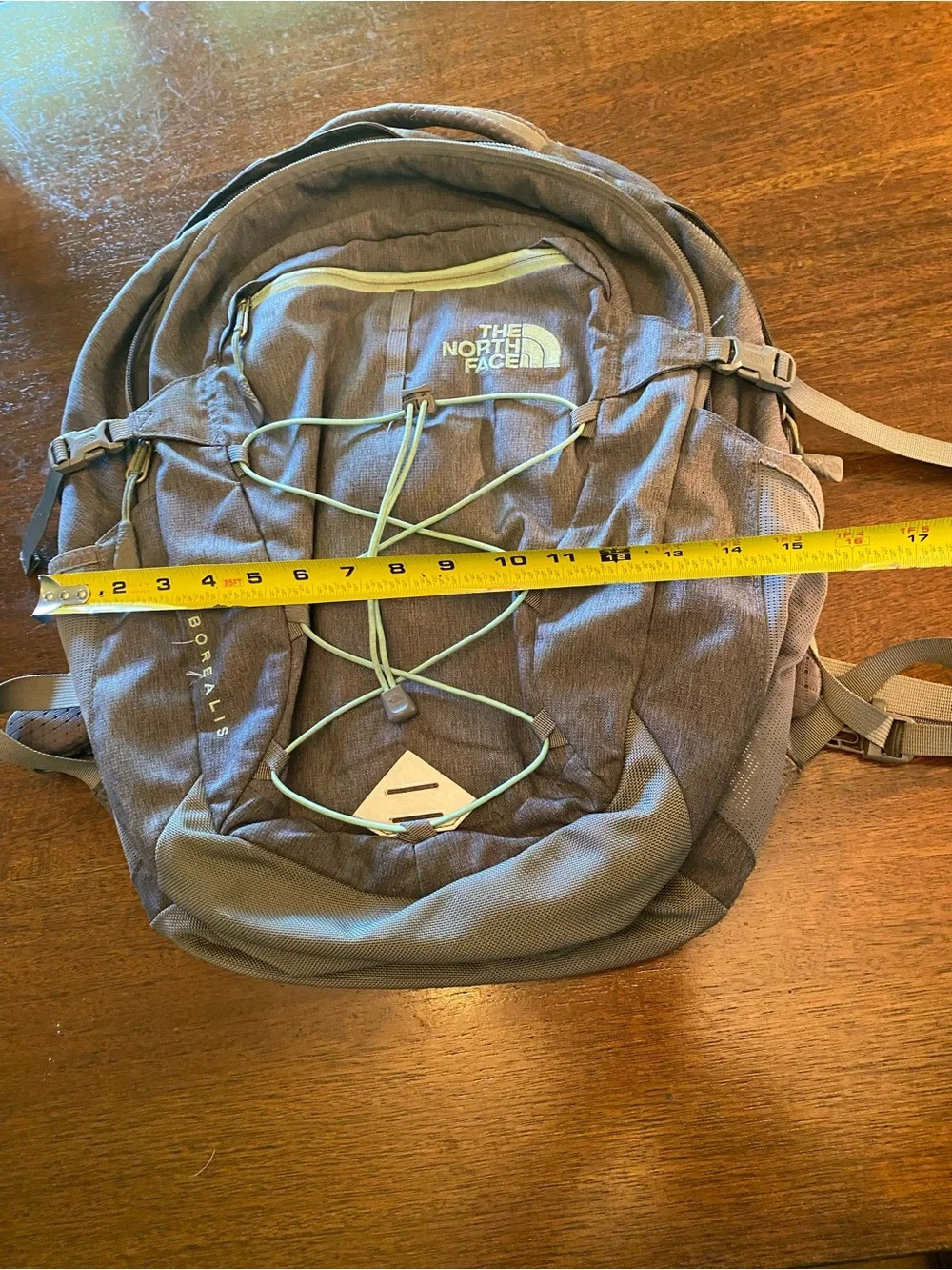 ⁠The North Face Womens Borealis Backpack Gray 19x15 FlexVent Laptop Daypack EUC